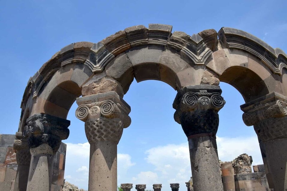 Zvartnots Cathedral: A Ruined 7th-Century Cathedral in Armenia